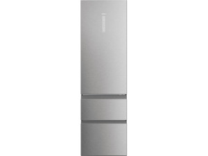 Frigorífico Combinado HAIER HTW5620ENMG (Outlet Grade B - No Frost - 205 cm - 414 L - Inox)
