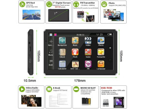 Henten Home Gps Para Carro, Gps Para Caminhão Pesado, Navegação Automática Com Tela Sensível Ao Toque Hd, Navegação Por Voz Em Vários Idiomas (Outlet
