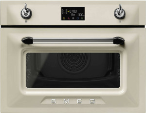 Forno Micro-ondas SMEG SO4902M1P (40 L - 59.7 cm - Hidrolítico - Creme)