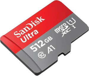 Cartão de Memória Micro SDXC SANDISK Extreme (512 GB - 150MB/s) + Adaptador