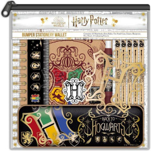 Kit Conjuntos de Papelaria HARRY POTTER com Emblema Colorido