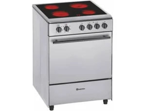 Fogão MEIRELES E 604X.1 (Elétrico de Vitrocerâmica - 60 cm - Inox)