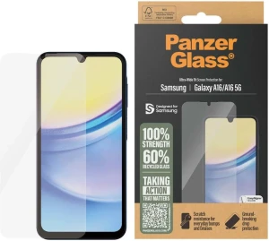 Película de Vidro PANZERGLASS Samsung Galaxy A16/A16 5G Ultra-Wide Fit