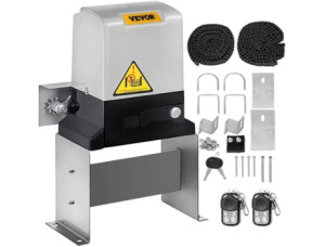 WORTEN Abridor de Portão Deslizante Automático Operador Elétrico Porta de Garagem Rolo Deslizante Acionado Por Corrente 1400Lbs VEVOR (Outlet Grade A)