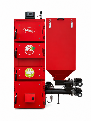 KOCIOŁ C.O. FENIKS MULTI EKO MOC 25 KW NA 4 RODZAJE PALIW! PELLET, GROSZEK, WĘGIEL, DREWNO