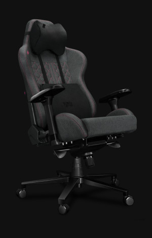 Fotel Biurowy YUMISU 2050 Materiał GRAY/PINK