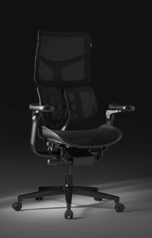 Fotel Biurowy Ergonomiczny YUMISU 1010 Materiał BLACK
