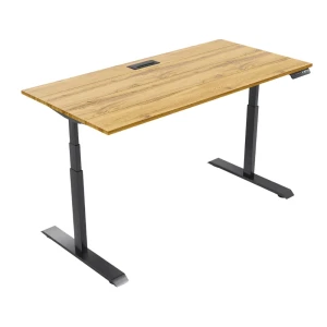 Biurko elektryczne drewniane HERO DESK PLUS PREMIUM OAK