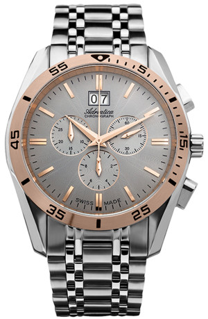 Zegarek Adriatica A8202.R117CH / Chronograph / męski / bransoleta