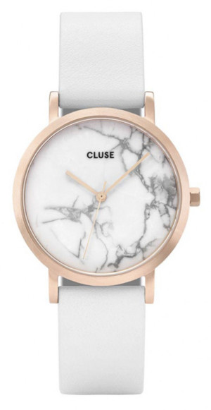 Zegarek Cluse CL40110 / Petite pasek Oro Rosa Bianco Marmo/Bianco / damski