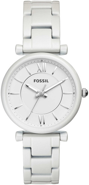 Zegarek Fossil ES4401 / CARLIE Pearl White Stainless Steel 35mm / damski