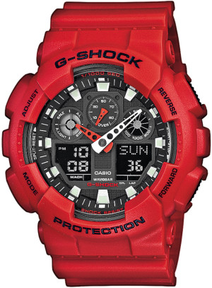 Zegarek Casio G-SHOCK GA-100B-4AER / męski / pasek