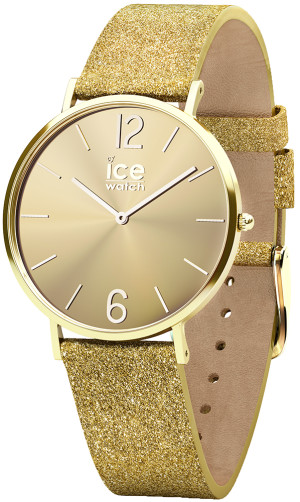Zegarek ICE Watch ICE.015087 / CITY sparkling glitter gold rozm. S / damski