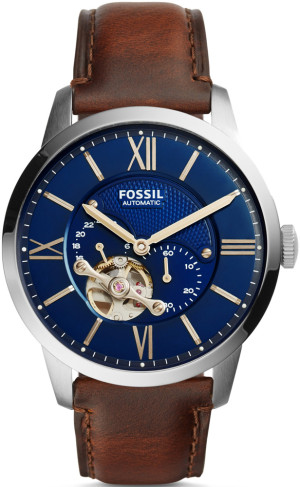 Zegarek Fossil ME3110 / TOWNSMAN Brown Leather Strap 44mm / męski