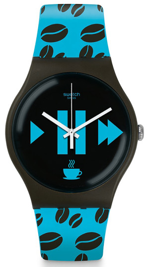 Zegarek Swatch SUOC106 / Coffee Blue-S / damski / pasek