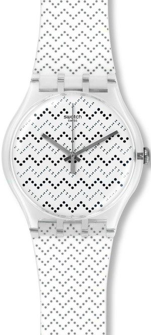 Zegarek Swatch SUOK118 / WAVEY DOTS / damski / pasek