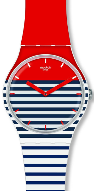 Zegarek Swatch SUOW140 / Maglietta / damski / pasek