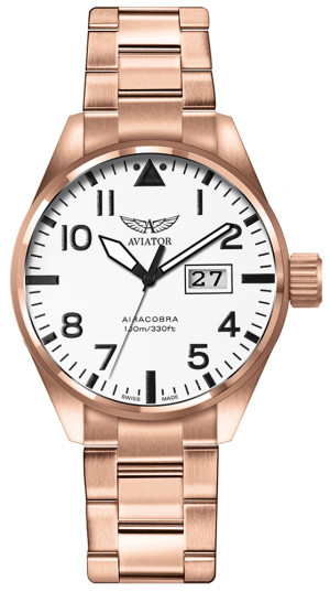 Zegarek Aviator V.1.22.2.152.5 / AIRACOBRA P42 BIG DATE Quartz / męski