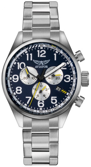 Zegarek Aviator V.2.25.0.170.5 / AIRACOBRA P45 CHRONO / męski