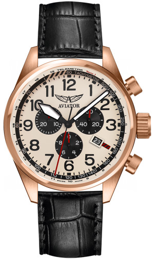 Zegarek Aviator V.2.25.2.173.4 / AIRACOBRA P45 CHRONO / męski