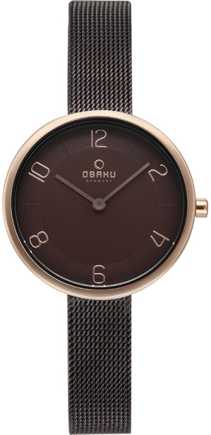 Zegarek Obaku Denmark V195LXVNMN / VAND - WALNUT - Lau Liengård Ruge / damski