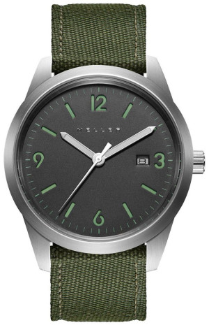 Zegarek Meller 10PG-5GREEN / Luwo Grey Olive / męski / pasek