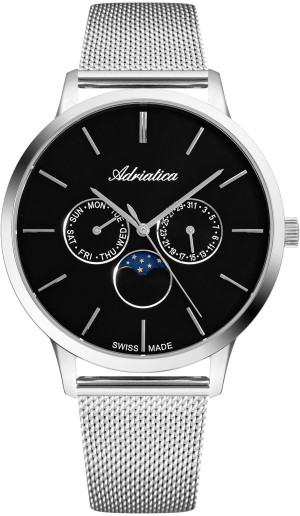 Zegarek Adriatica A1274.5114QF / Moonphase / męski / bransoleta