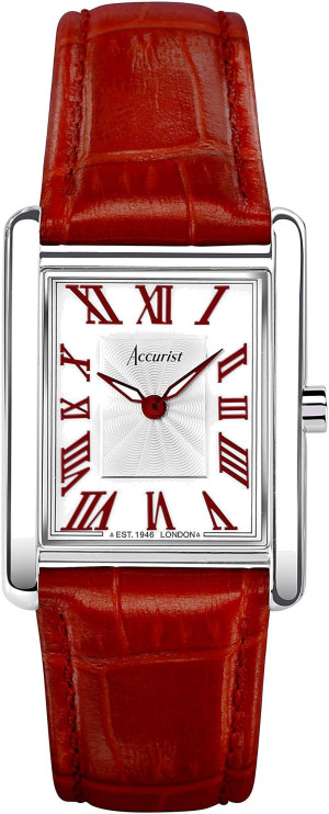 Zegarek Accurist 71000 / Rectangle 26mm - White / damski