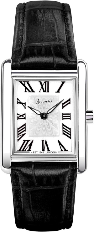 Zegarek Accurist 71001 / Rectangle 26mm - White / damski