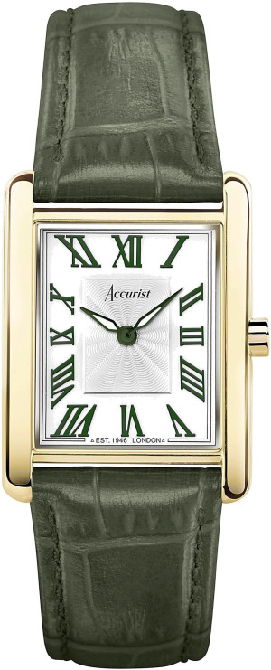 Zegarek Accurist 71003 / Rectangle 26mm - White / damski