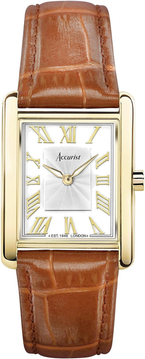 Zegarek Accurist 71004 / Rectangle 26mm - White / damski
