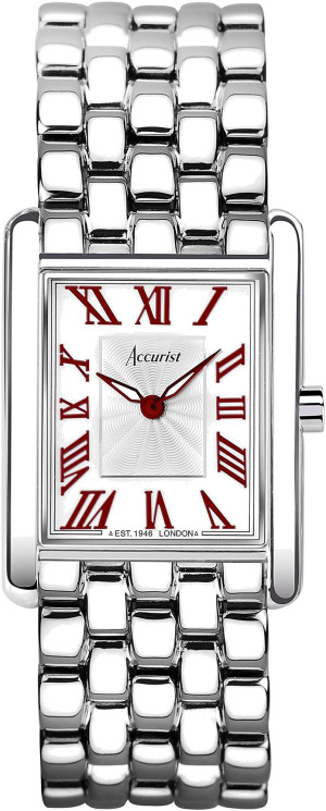 Zegarek Accurist 71005 / Rectangle 26mm - White / damski