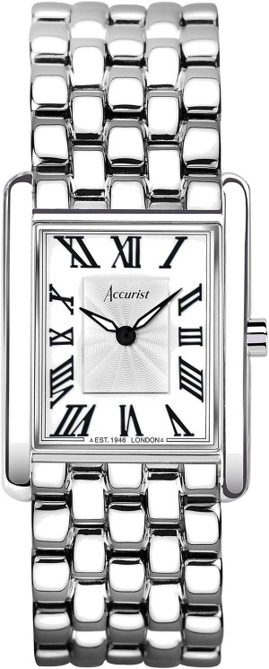 Zegarek Accurist 71006 / Rectangle 26mm - White / damski