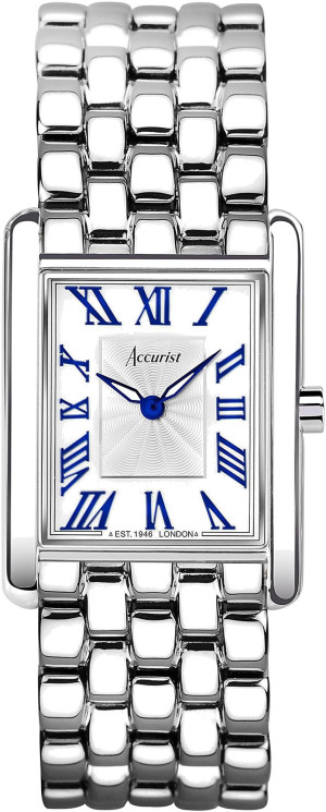 Zegarek Accurist 71007 / Rectangle 26mm - White / damski