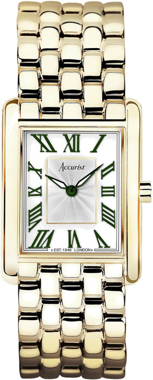 Zegarek Accurist 71008 / Rectangle 26mm - White / damski