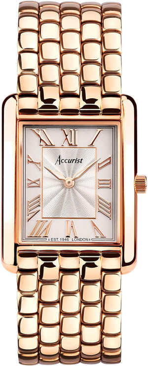 Zegarek Accurist 71011 / Rectangle 26mm - White / damski