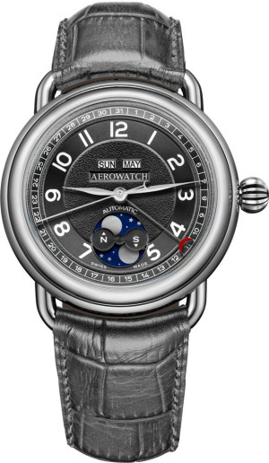 Zegarek Aerowatch 91108-AA02 / 1942 Calendrier Complet / męski