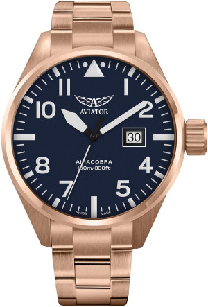 Zegarek Aviator V.1.22.2.149.5 / AIRACOBRA P42 BIG DATE Quartz / męski