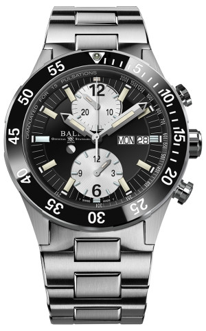 Zegarek Ball DC3030C-S-BKWH / Roadmaster Rescue Chronograph (41mm) Limited Edition / męski