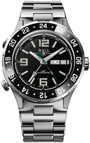 Zegarek Ball DG3000A-S14CJ-BK / Marine GMT / męski / bransoleta