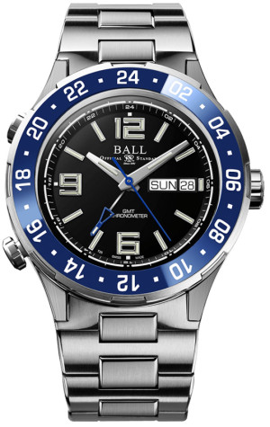Zegarek Ball DG3030B-S6CJ-BK / Roadmaster Marine GMT (40mm) / męski