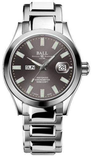 Zegarek Ball NM9036C-S1C-GY / Engineer III Marvelight Chronometer Day-Date  / męski