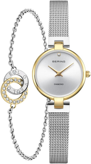 Zegarek Bering 17724-010-GWP / Classic Diamond Gift Set / damski