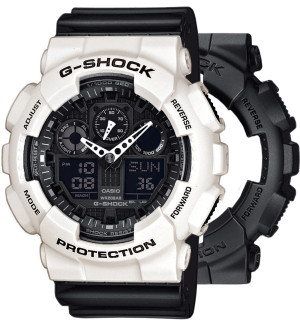 Zegarek Casio G-SHOCK SET GA-100-1A1ER + BEZEL 10395292 / męski