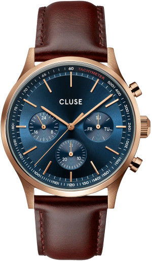 Zegarek Cluse CW21009 / Anthéor Brown Leather Strap 42mm / męski