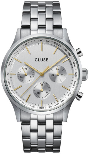 Zegarek Cluse CW21010 / Anthéor Stainless Steel 42mm / męski