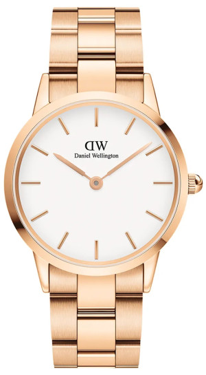 Zegarek Daniel Wellington DW00100209 / Iconic Link 36mm Rose Gold / damski