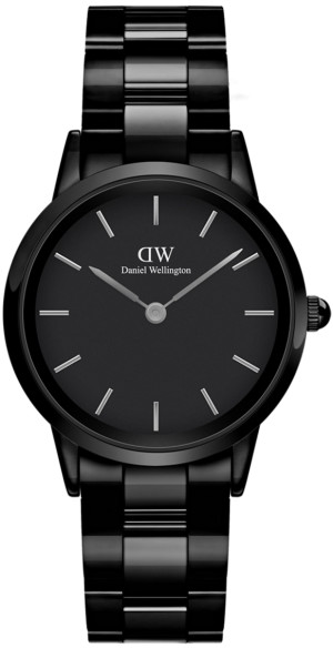 Zegarek Daniel Wellington DW00100414 / Iconic Link Ceramic Black 32mm / damski