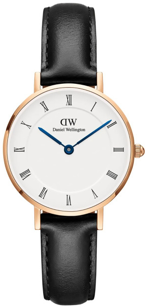 Zegarek Daniel Wellington DW00100683 / Petite Roman Numerals Shieffield Rose Gold 28mm / damski