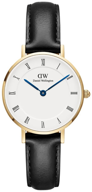 Zegarek Daniel Wellington DW00100686 / Petite Roman Numerals Shieffield Gold 28mm / damski